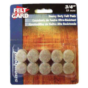 FELT GARD H/DUTY FELT PADS 19mm 9951