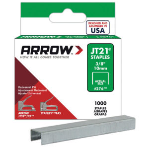 JT21/T27 3/8 10MM STAPLES (1000)