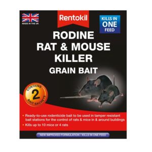 RENTOKIL RODINE RAT V MOUSE BAIT 2 PACK