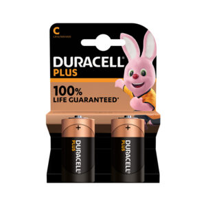 DURACELL C BATTERY 2PK