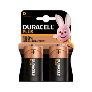 DURACELL D BATTERY 2PK