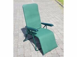 Multi-Purpose Recliner + Cushion  Tubular Steel Rimini Green