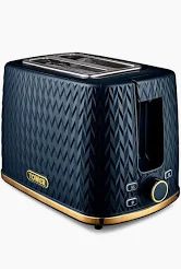 EMPIRE TOASTER 2 SLICE MIDNIGHT BLUE T20054MNB