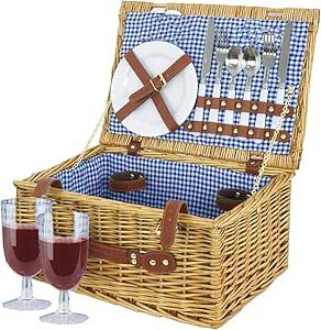 HERITAGE WACKER PICNIC HAMPER 2 PERSON CC8790