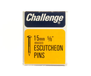 Challenge Escutcheon Pins 15mm Boxed 11410