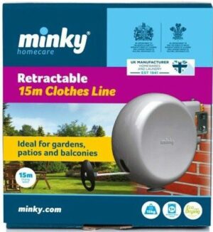 MINKY RETRACTABLE CLOTHES LINE 15M