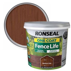 RONSEAL OC F/LIFE MEDIUM OAK 5L