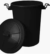 BLACK BIN PLASTIC HANDLE 80 – 85L