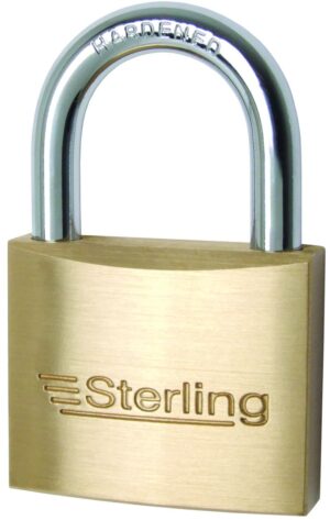 STERLING 60mm BRASS PADLOCK