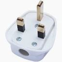 13A PLUG WHITE