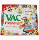 NEW VAC FRESHENER 6PACK