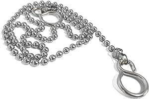 12″ Chrome Basin Chain With Hooks