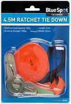 RATCHET TIE DOWN H/DUTY 1″ X 15′ 25MM X 4.5M