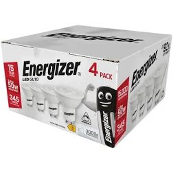 50W GU10 LED COOL WHITE ENERGIZER 4PK