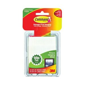 3M COMMAND SMALL PICTURE HANGING STRIPS