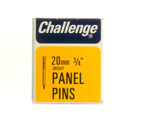 50g BOX 20mm BRIGHT STEEL PINS CHALLENGE