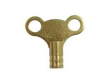 BRASS CLOCK STYLE RADIATOR KEY