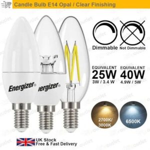 LED FILA B/TIP CANDLE BULB 25W BC