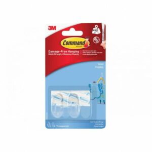 Command Hooks + Strips Small Clear 17092-CLR