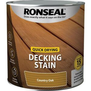 RON DECK STAIN COUNTRY OAK  2.5L D90070