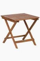 Mini Acacia Folding Side Table 110110