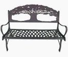 CAST IRON BENCH WITH TREE