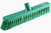 SALMON PVC YARD BROOM  SHAFT GREEN 10″ PY24