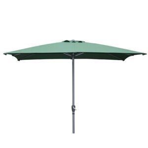 Aluminium Parasol Green 2m