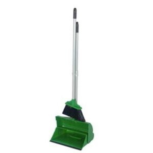 Self Closing Dustpan amp; Brush Green DP10SET