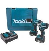 MAKITA 18V COMBI DRILL + IMPACT DRILL  2 BAT