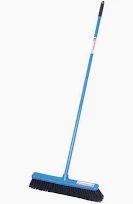 SALMON BLUE PVC BROOM COMPLETE