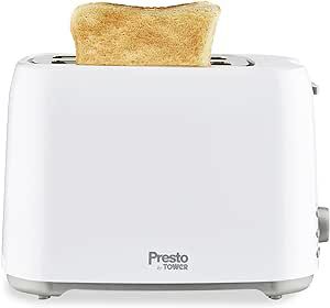 PRESTO 2SLICE WHITE TOASTER