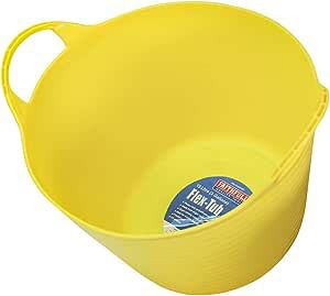 Heavy-Duty Polyethylene Flex Tub 15 litres Yellow